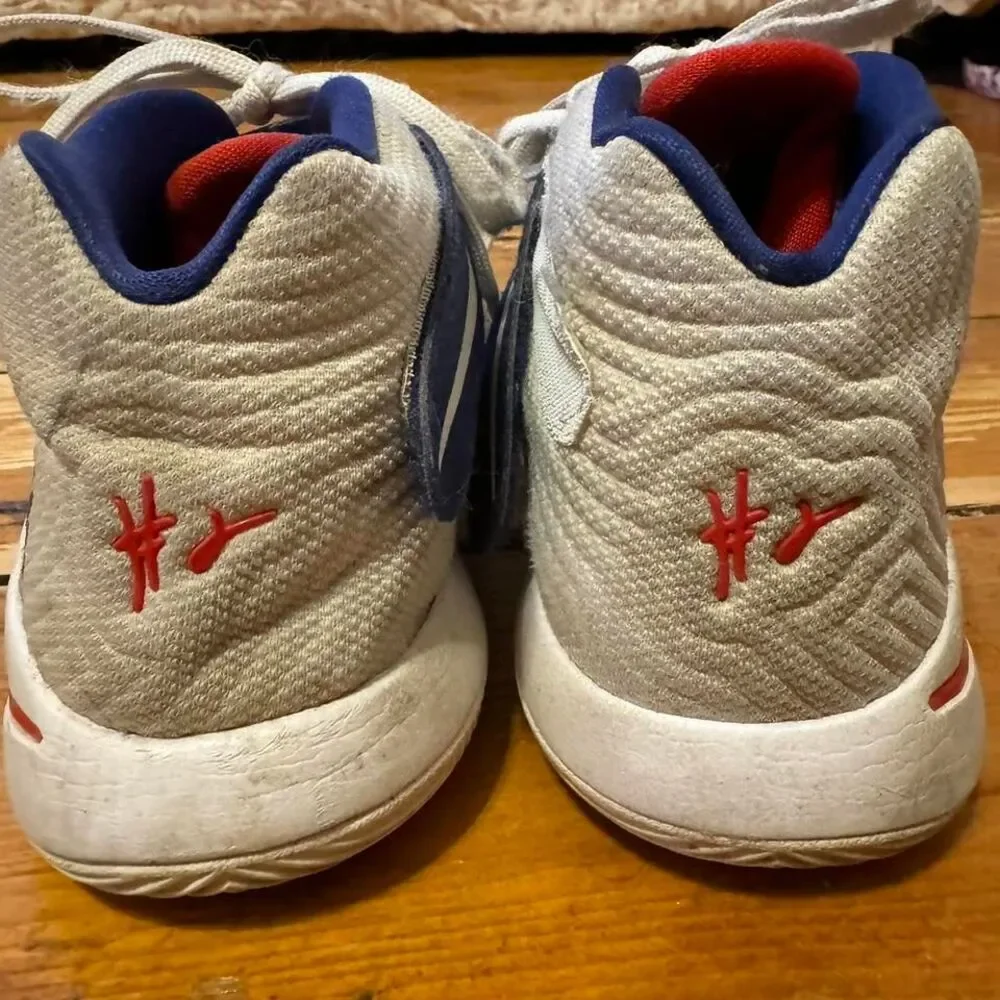 Nike Shoes Youth 5.5 Y Kyrie 2‎ GS USA Lace Up Sneakers 826673-164 White Mesh